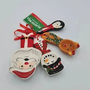 Christmas ceramic measuring spoons